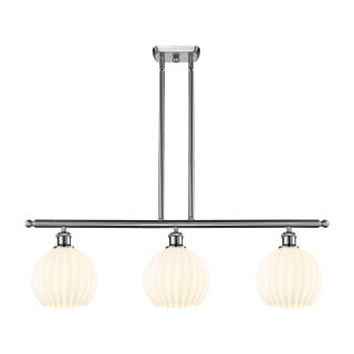 A thumbnail of the Innovations Lighting 516-3I-11-36-White Venetian-Indoor Pendant Brushed Satin Nickel / White Venetian