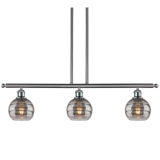 A thumbnail of the Innovations Lighting 516-3I-9-36 Rochester Pendant Brushed Satin Nickel / Light Smoke