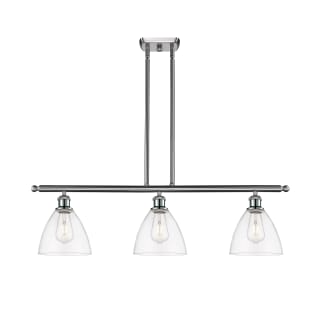 A thumbnail of the Innovations Lighting 516-3I-11-36 Bristol Linear Brushed Satin Nickel / Clear