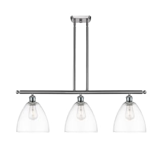 A thumbnail of the Innovations Lighting 516-3I-13-36 Bristol Linear Brushed Satin Nickel / Clear