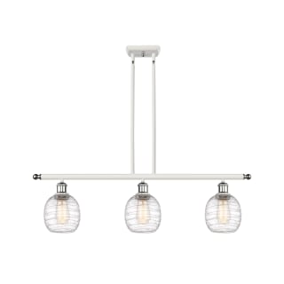 A thumbnail of the Innovations Lighting 516-3I-10-36 Belfast Linear White and Polished Chrome / Deco Swirl