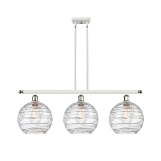 A thumbnail of the Innovations Lighting 516-3I-13-37 Athens Linear White and Polished Chrome / Clear Deco Swirl