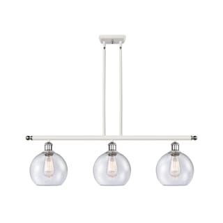 A thumbnail of the Innovations Lighting 516-3I-11-36 Athens Linear White and Polished Chrome / Seedy