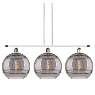 A thumbnail of the Innovations Lighting 516-3I-14-39 Rochester Pendant White Polished Chrome / Light Smoke