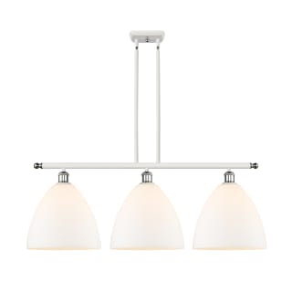 A thumbnail of the Innovations Lighting 516-3I-14-39 Bristol Linear White and Polished Chrome / Matte White