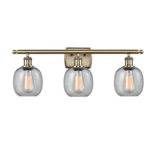 A thumbnail of the Innovations Lighting 516-3W-11-26 Belfast Vanity Seedy / Antique Brass