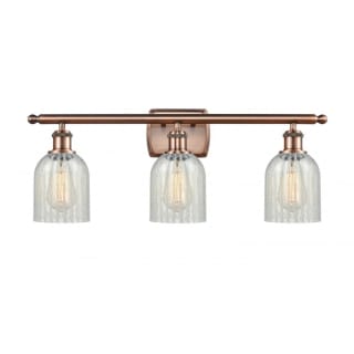 A thumbnail of the Innovations Lighting 516-3W Caledonia Antique Copper / Mouchette