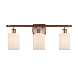A thumbnail of the Innovations Lighting 516-3W Hadley Antique Copper / Matte White