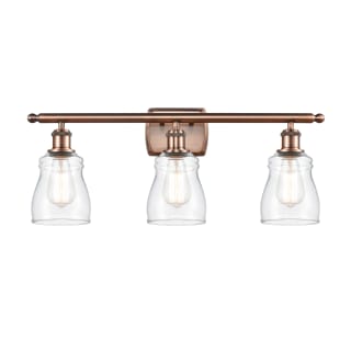 A thumbnail of the Innovations Lighting 516-3W Ellery Antique Copper / Clear