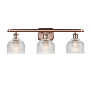 A thumbnail of the Innovations Lighting 516-3W Dayton Antique Copper / Clear