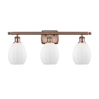 A thumbnail of the Innovations Lighting 516-3W Eaton Antique Copper / Matte White