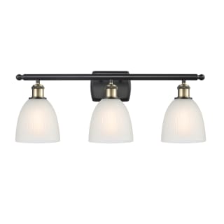 A thumbnail of the Innovations Lighting 516-3W Castile Black Antique Brass / White