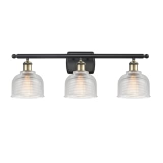 A thumbnail of the Innovations Lighting 516-3W Dayton Black Antique Brass / Clear