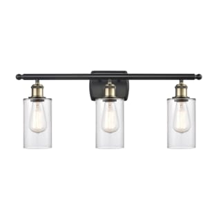 A thumbnail of the Innovations Lighting 516-3W-12-26 Clymer Vanity Clear / Black Antique Brass