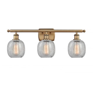 A thumbnail of the Innovations Lighting 516-3W Belfast Brushed Brass / Clear Crackle