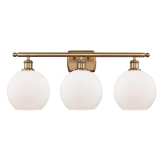 A thumbnail of the Innovations Lighting 516-3W-13-26 Athens Vanity Brushed Brass / Matte White