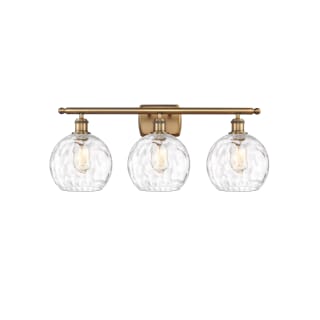 A thumbnail of the Innovations Lighting 516-3W-13-26 Athens Vanity Brushed Brass / Clear Water Glass