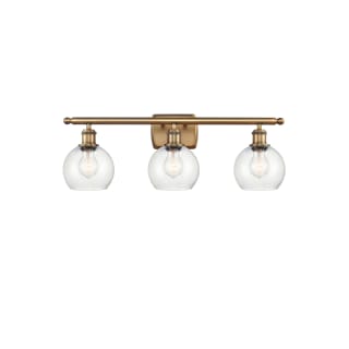 A thumbnail of the Innovations Lighting 516-3W-9-26 Athens Vanity Brushed Brass / Seedy