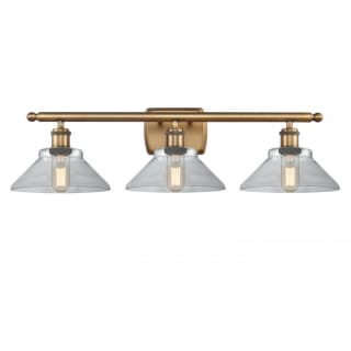 A thumbnail of the Innovations Lighting 516-3W Orwell Brushed Brass / Clear