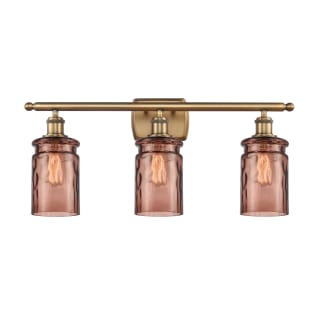 A thumbnail of the Innovations Lighting 516-3W Candor Brushed Brass / Toffee Waterglass