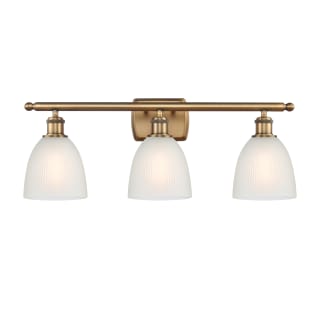 A thumbnail of the Innovations Lighting 516-3W Castile Brushed Brass / White