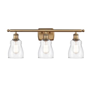 A thumbnail of the Innovations Lighting 516-3W Ellery Brushed Brass / Clear