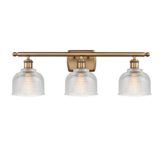 A thumbnail of the Innovations Lighting 516-3W Dayton Brushed Brass / Clear