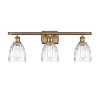 A thumbnail of the Innovations Lighting 516-3W Brookfield Brushed Brass / Clear