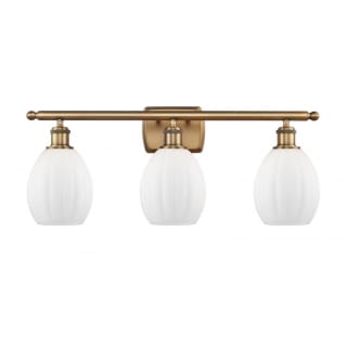 A thumbnail of the Innovations Lighting 516-3W Eaton Brushed Brass / Matte White