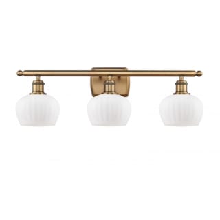 A thumbnail of the Innovations Lighting 516-3W Fenton Brushed Brass / Matte White