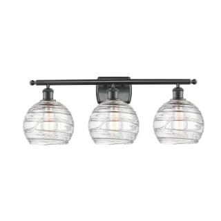 A thumbnail of the Innovations Lighting 516-3W Deco Swirl Matte Black / Clear