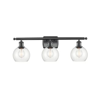 A thumbnail of the Innovations Lighting 516-3W-9-26 Athens Vanity Matte Black / Clear