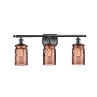 A thumbnail of the Innovations Lighting 516-3W Candor Matte Black / Toffee Waterglass