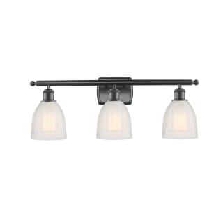 A thumbnail of the Innovations Lighting 516-3W Brookfield Matte Black / White