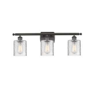 A thumbnail of the Innovations Lighting 516-3W Cobleskill Oiled Rubbed Bronze / Clear Ripple