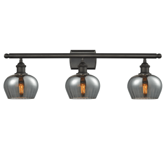 A thumbnail of the Innovations Lighting 516-3W Fenton Oiled Rubbed Bronze / Smoked Fluted