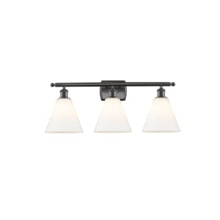 A thumbnail of the Innovations Lighting 516-3W-11-28 Berkshire Vanity Oil Rubbed Bronze / Matte White