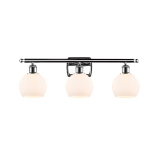 A thumbnail of the Innovations Lighting 516-3W-9-26 Athens Vanity Polished Chrome / Matte White