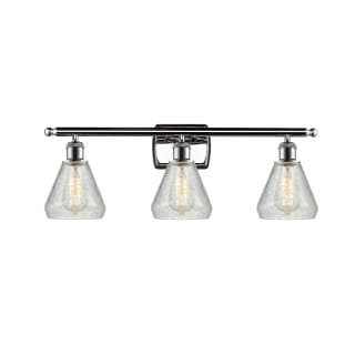 A thumbnail of the Innovations Lighting 516-3W Conesus Polished Chrome / Clear Crackle