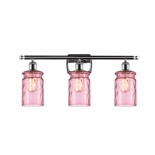 A thumbnail of the Innovations Lighting 516-3W Candor Polished Chrome / Sweet Lilac Waterglass