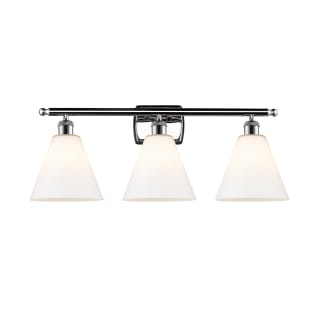 A thumbnail of the Innovations Lighting 516-3W-11-28 Berkshire Vanity Polished Chrome / Matte White