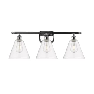 A thumbnail of the Innovations Lighting 516-3W-11-28 Berkshire Vanity Polished Chrome / Clear