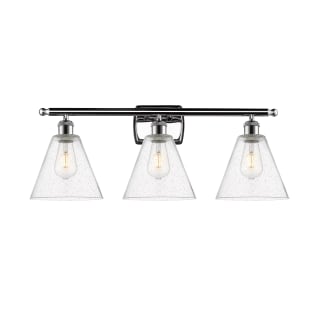 A thumbnail of the Innovations Lighting 516-3W-11-28 Berkshire Vanity Polished Chrome / Seedy