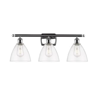 A thumbnail of the Innovations Lighting 516-3W-11-28 Bristol Vanity Polished Chrome / Clear