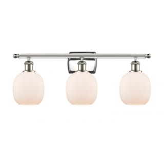 A thumbnail of the Innovations Lighting 516-3W Belfast Polished Nickel / Matte White