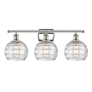A thumbnail of the Innovations Lighting 516-3W Deco Swirl Polished Nickel / Clear