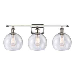 A thumbnail of the Innovations Lighting 516-3W-13-26 Athens Vanity Polished Nickel / Seedy