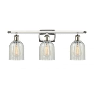 A thumbnail of the Innovations Lighting 516-3W Caledonia Polished Nickel / Mouchette