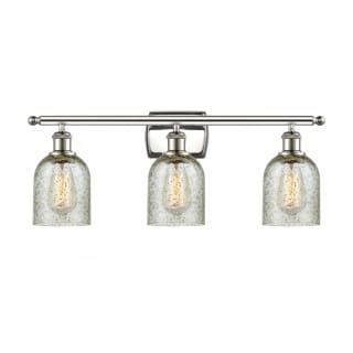 A thumbnail of the Innovations Lighting 516-3W Caledonia Polished Nickel / Mica