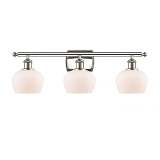 A thumbnail of the Innovations Lighting 516-3W Fenton Polished Nickel / Matte White